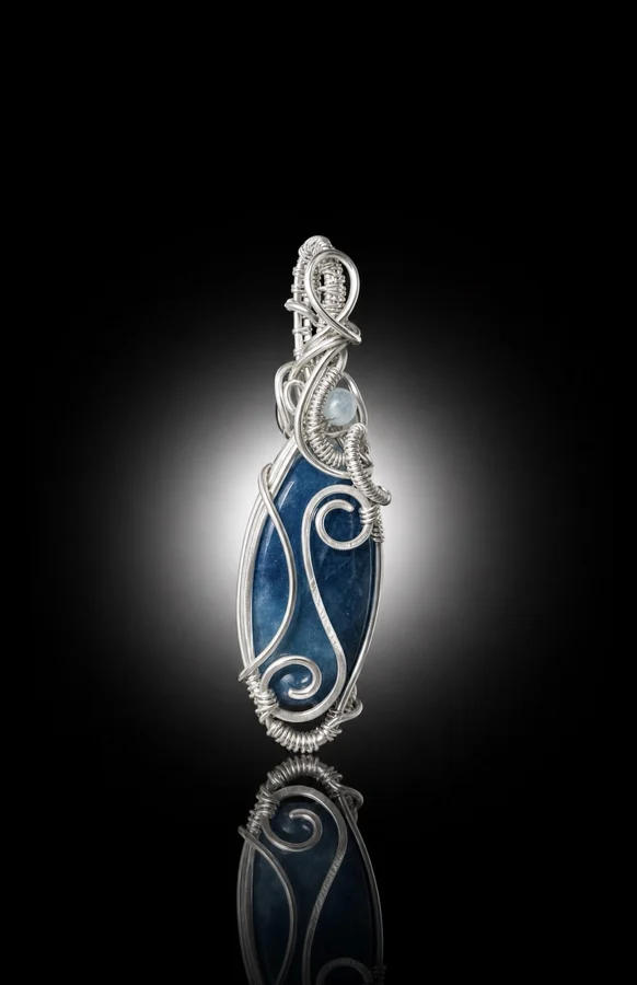 High Quality Afghanite Pendant — Sterling Silver