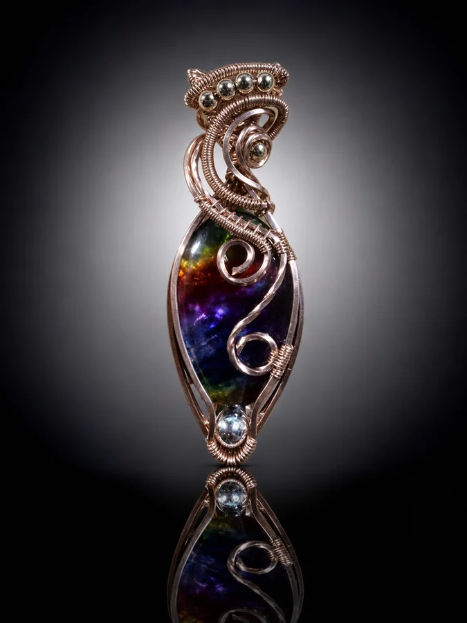 Aurora Plume Wire Wrap