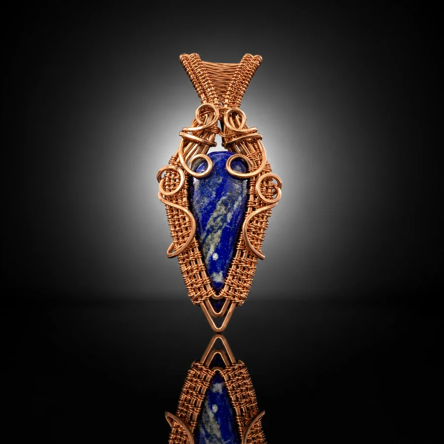 Handcrafted Lapis Lazuli Pendant